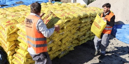 Canik Belediyesi'nden Isınma Desteği 